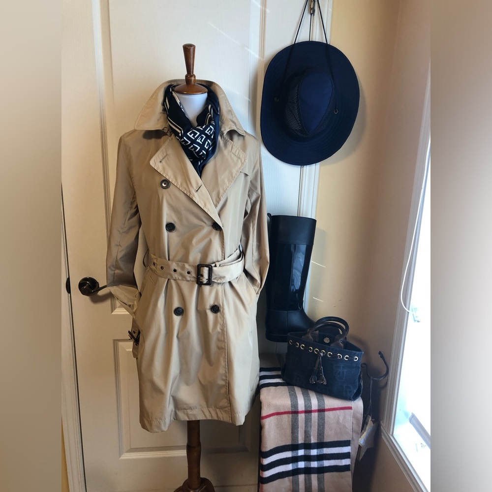 Joe Fresh Double-Breast Trench Coat belted